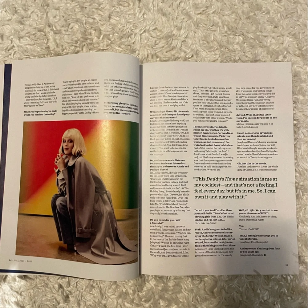 Bust Magazine 2021 St. Vincent Carrie Brownstein Leslie Jordan Courtney Stodden - Picture 8 of 15